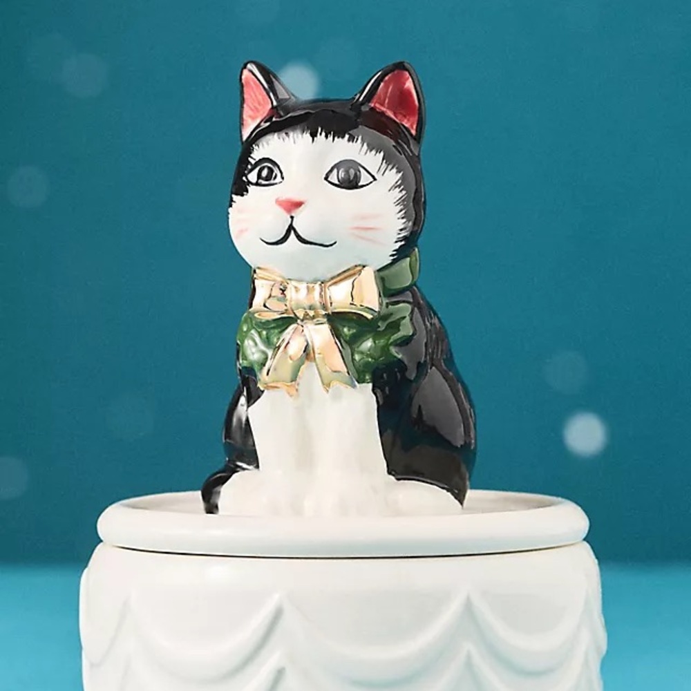 Anthropologie Cat trinket box